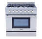 THOR Kitchen 36-Inch Professional Gas Range