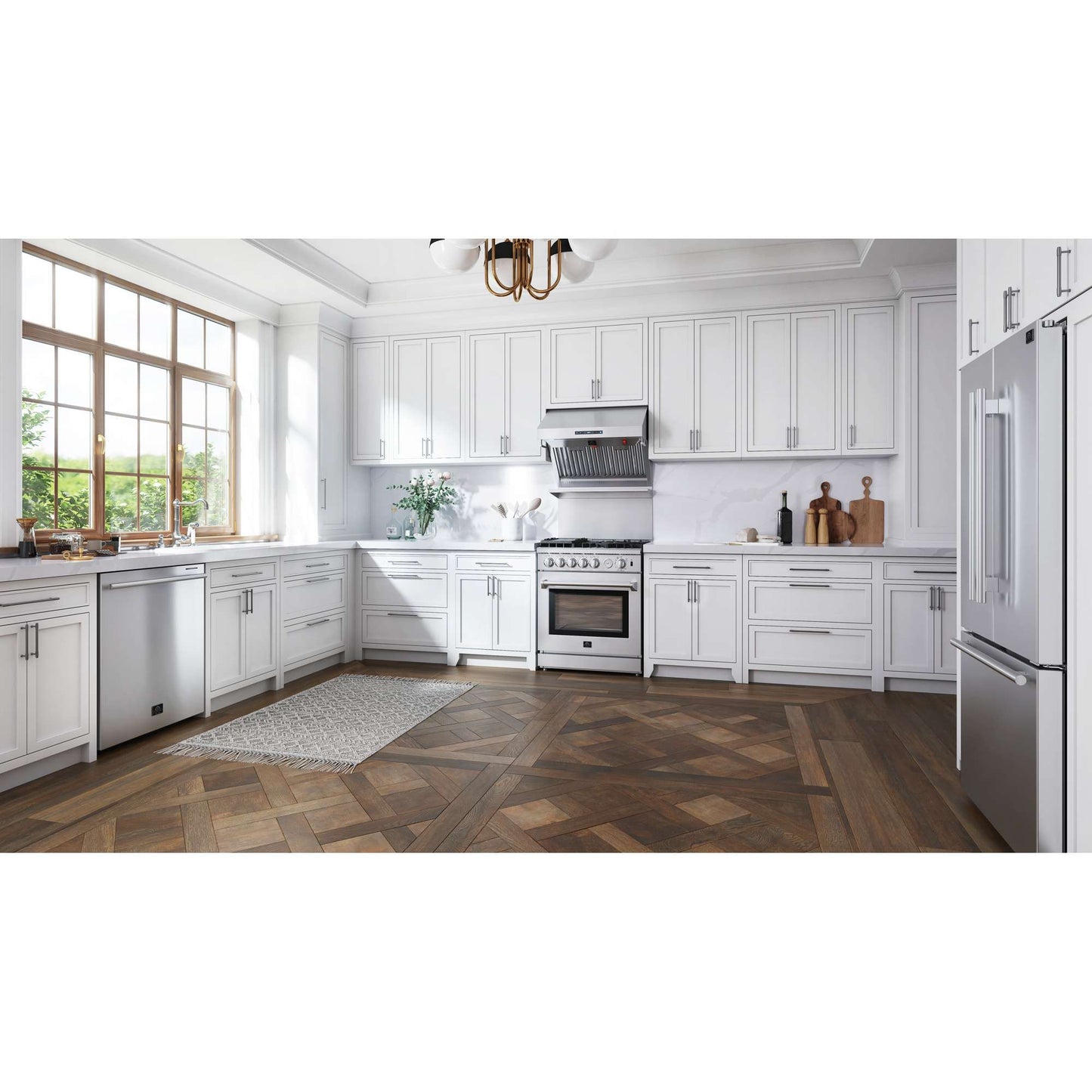 Forno Pozzo 24" Stainless-Steel Tall-tub, Top Control, SS Dishwasher