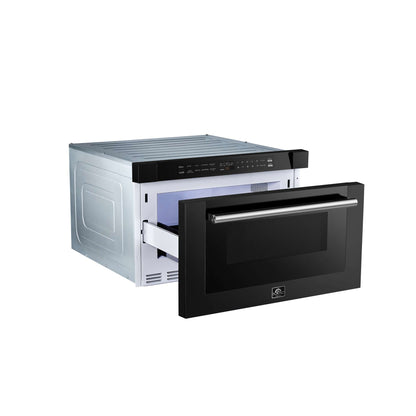 Forno Espresso Capoliveri 24" Microwave Drawer in Black