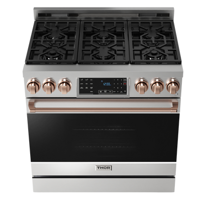 Gordon Ramsey Thor 36" Gas Range, 30" Fridge, 24" Dishwasher and 36" Range Hood