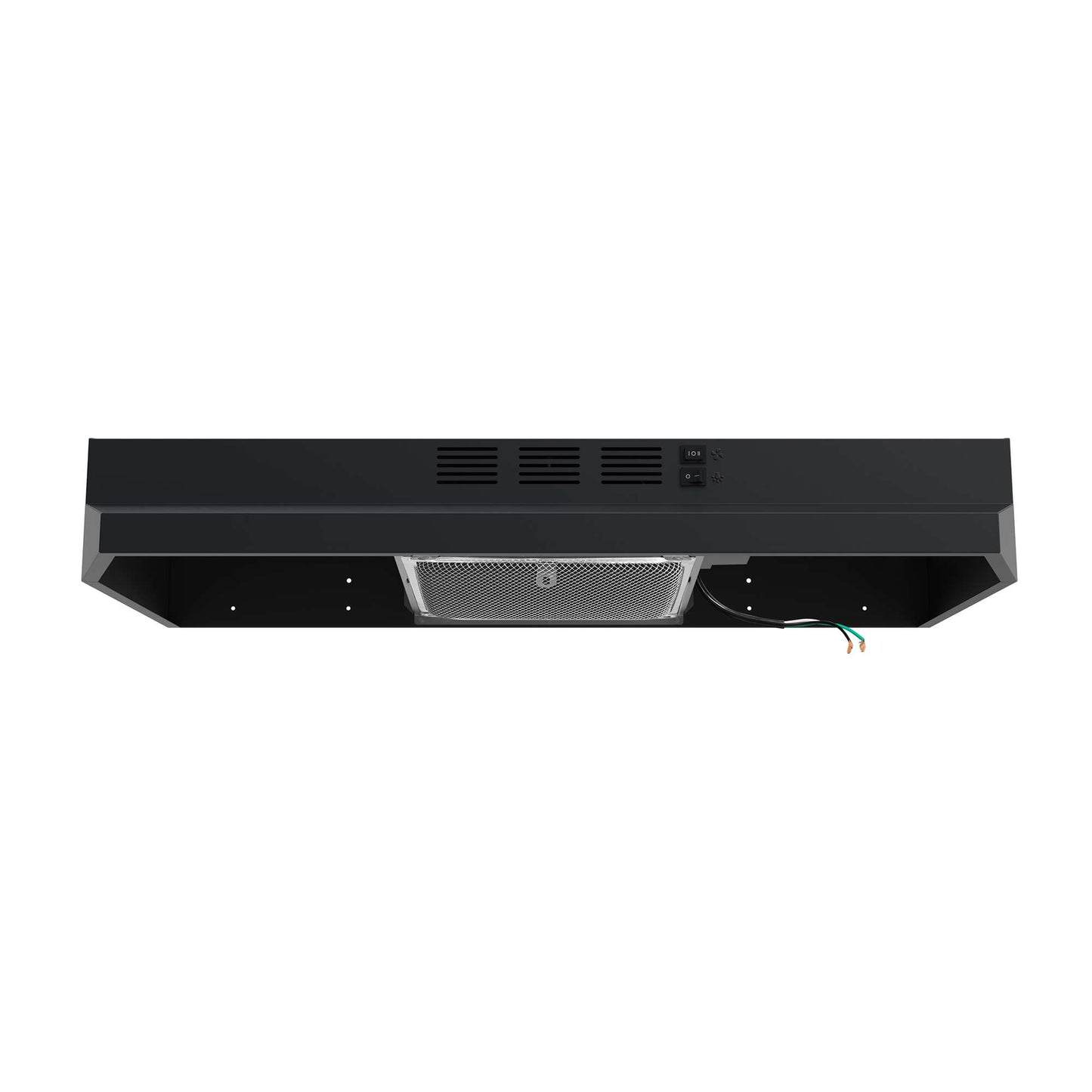 Forno Cappa 30" Under Cabinet Range Hood in Black, 200 CFM, Convertible