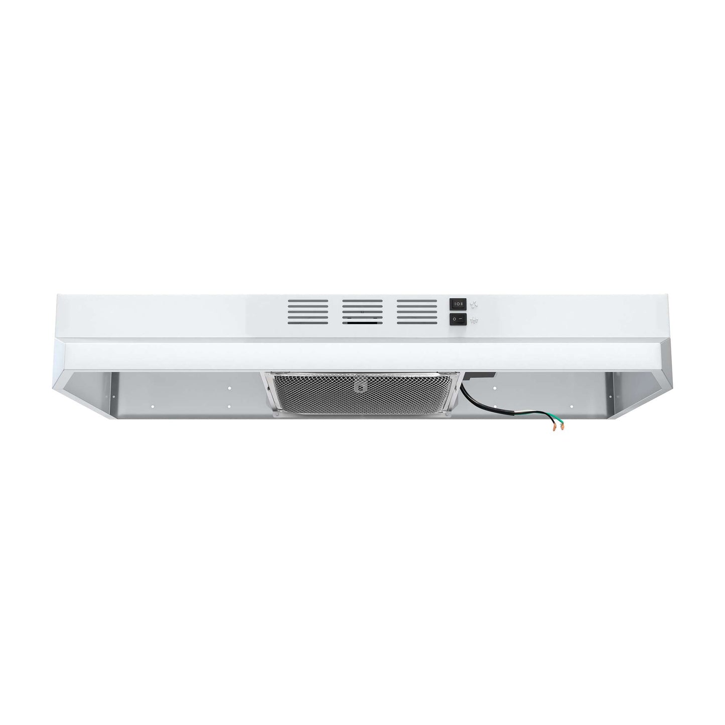 Forno Cappa 30" Under Cabinet Range Hood in White, 200 CFM, Convertible