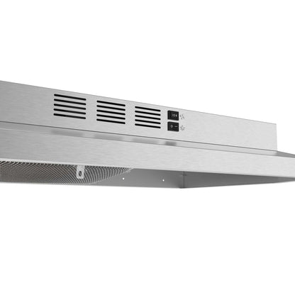 Forno Cappa 30" Under Cabinet Range Hood in Stainless-Steel, 200 CFM, Convertible