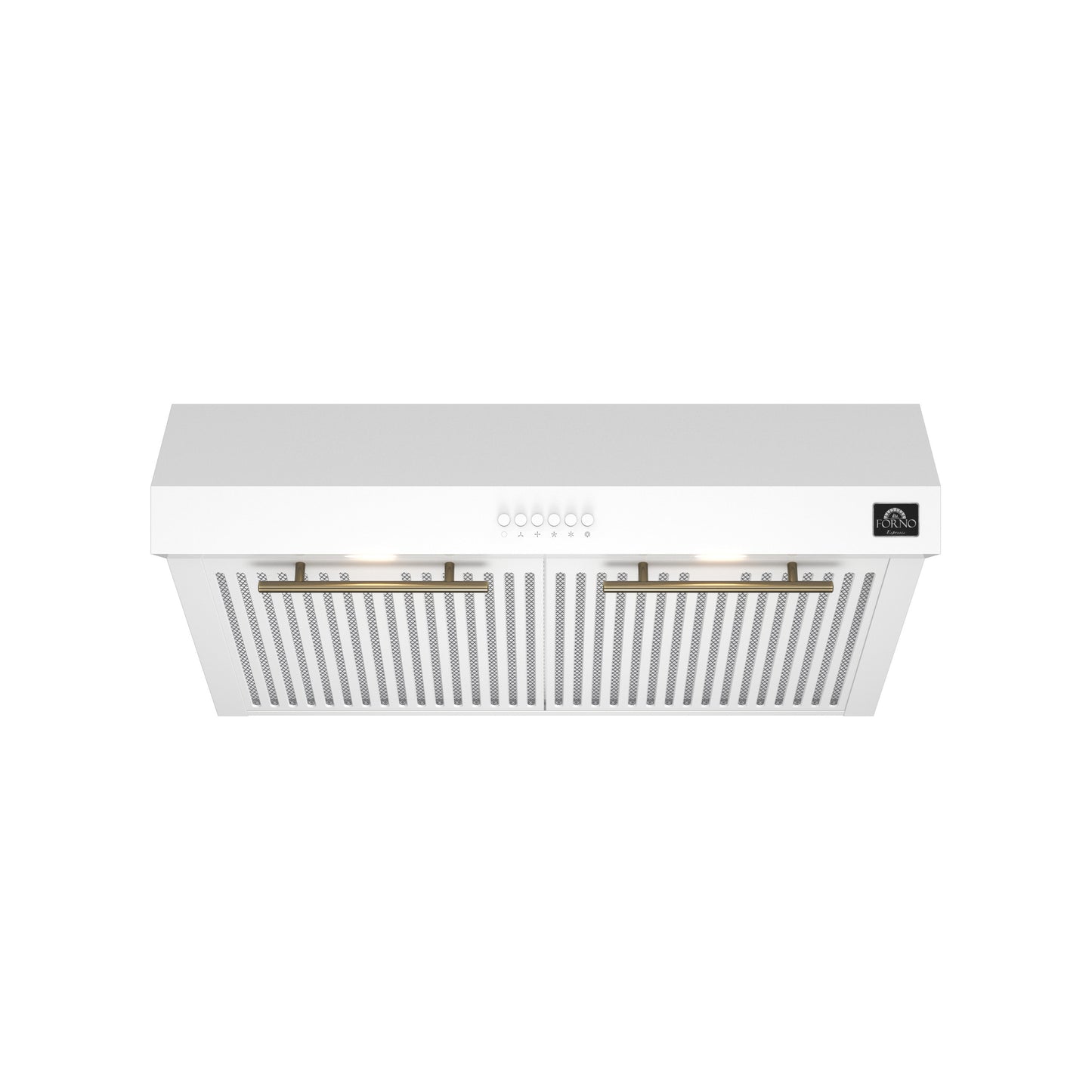 Forno Bari Espresso 30" Under Cabinet Range Hood in White