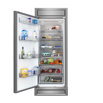 Forno Maderno 28" Built-In Convertible Refrigerator, 13.6 cu.ft. Right Swing with Decorative Grill - 32" Wide