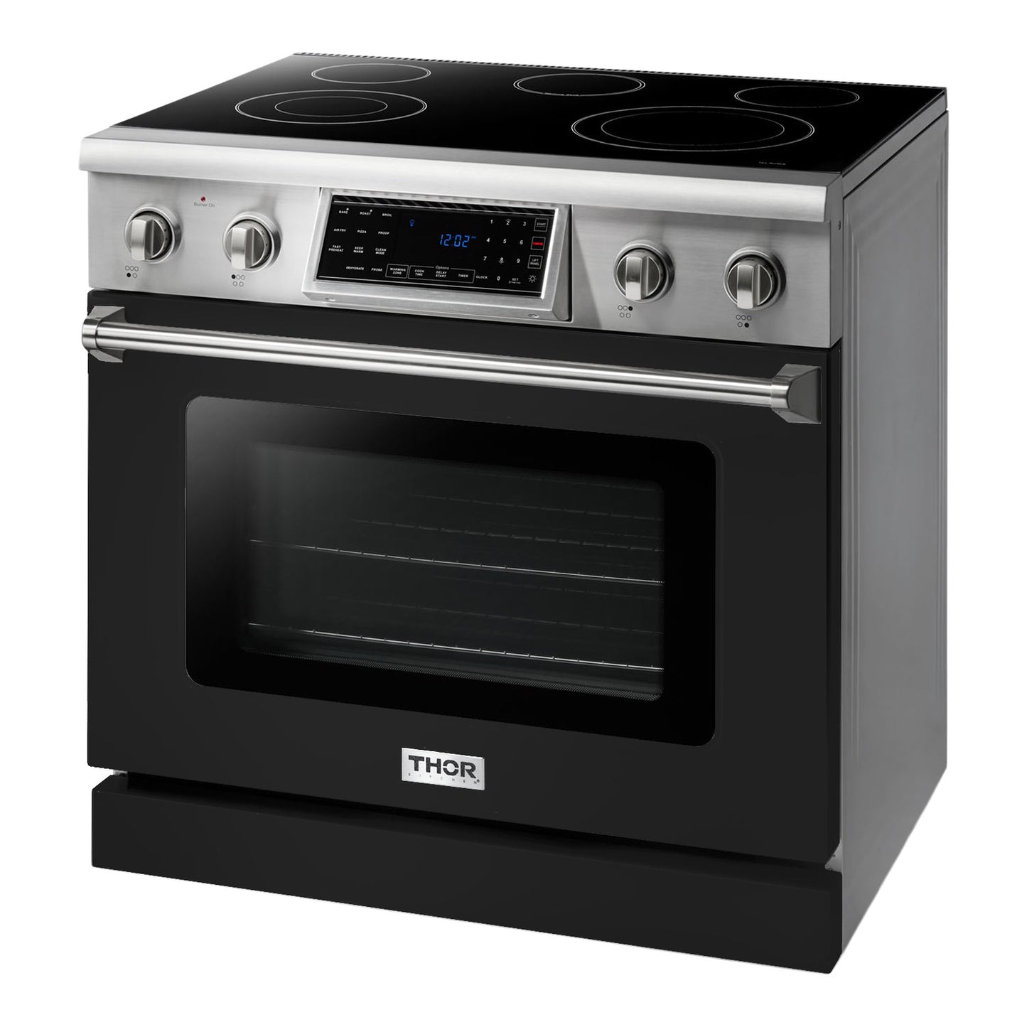 THOR Kitchen 36-Inch Tilt Panel Electric Range – Professional