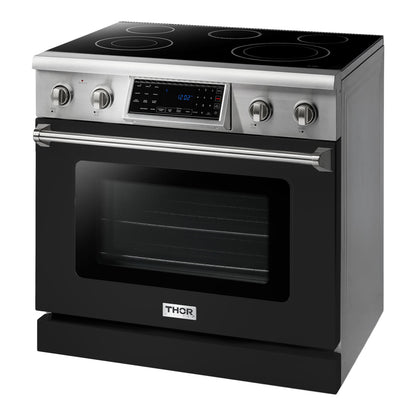 THOR Kitchen 36-Inch Tilt Panel Electric Range – Professional