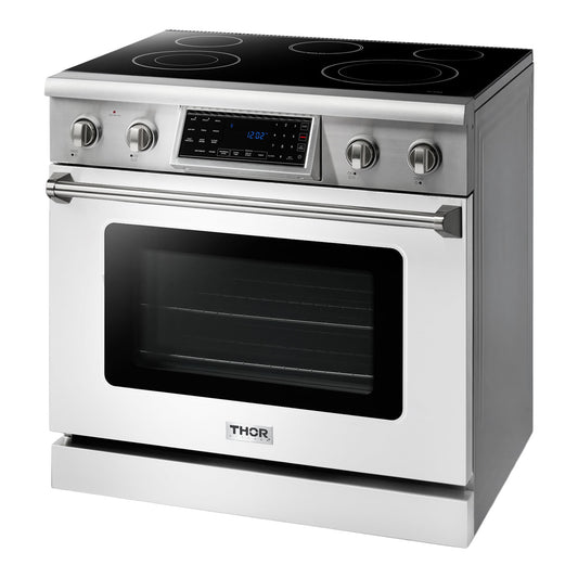 THOR Kitchen 36-Inch Tilt Panel Electric Range – Professional