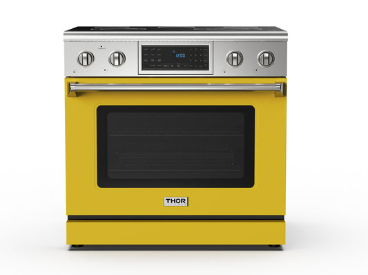 THOR Kitchen 36-Inch Tilt Panel Electric Range – Professional