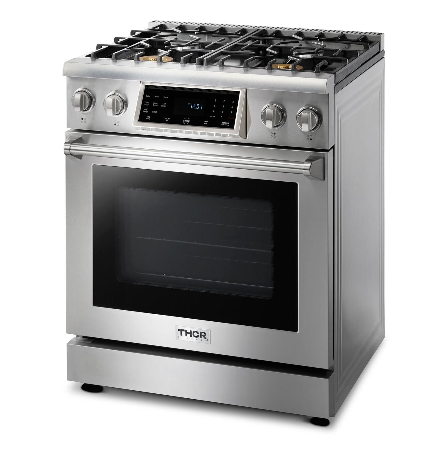 Thor Kitchen 30-Inch Tilt Panel Professional Liquid Propane Range