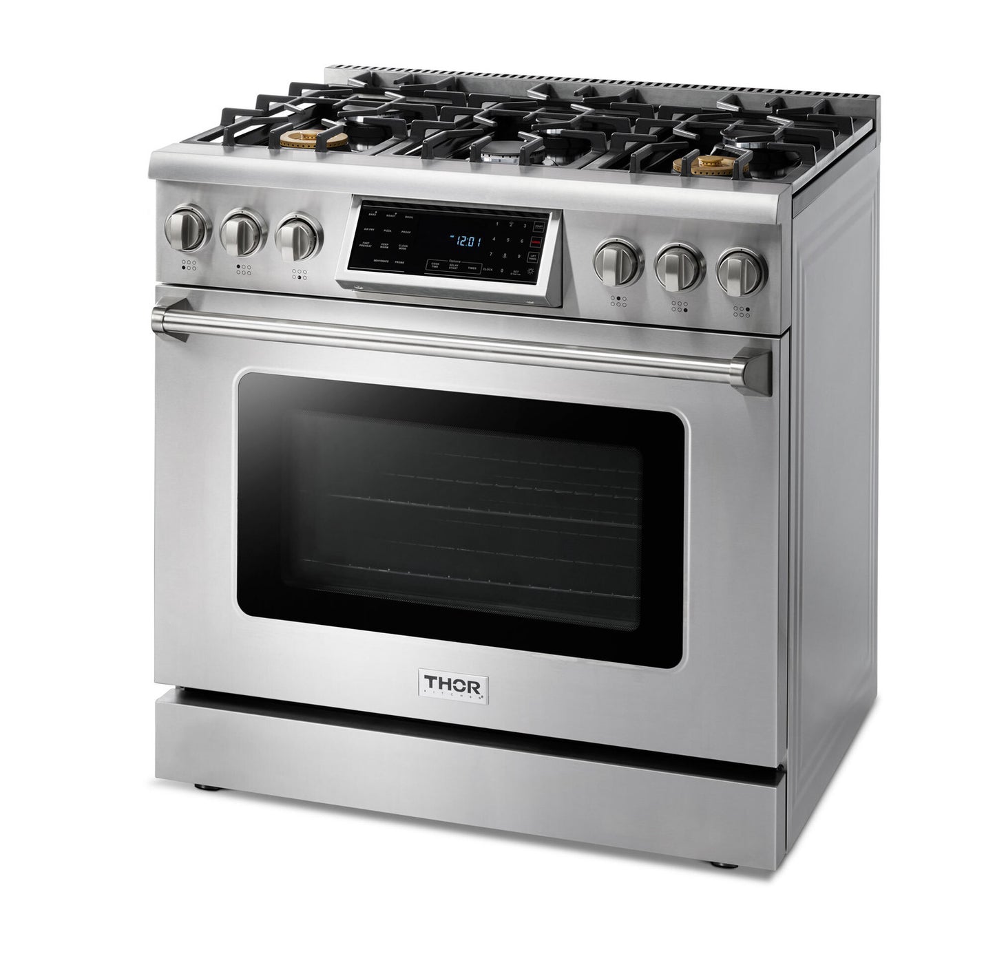 Thor Kitchen 36-Inch Tilt Panel Professional Liquid Propane Range