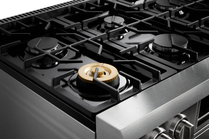 Thor Kitchen 36-Inch Tilt Panel Professional Liquid Propane Range
