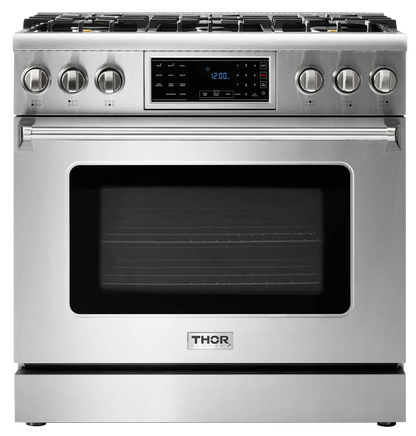 Thor Kitchen 36-Inch Tilt Panel Professional Liquid Propane Range