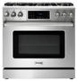 Thor Kitchen 36-Inch Tilt Panel Professional Liquid Propane Range