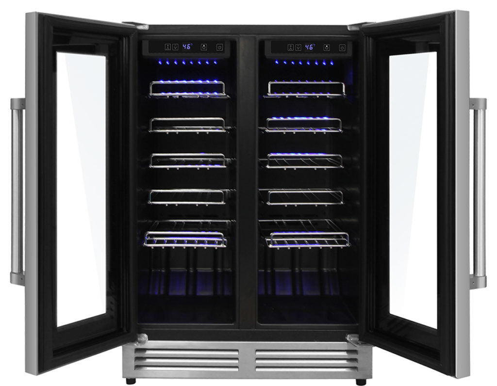 Thor Kitchen 42 Bottle Dual Zone Built-in Wine Cooler