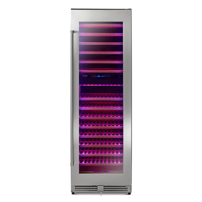 THOR Kitchen 24 Inch Dual Zone Wine Cooler, 162 Wine Bottle Capacity