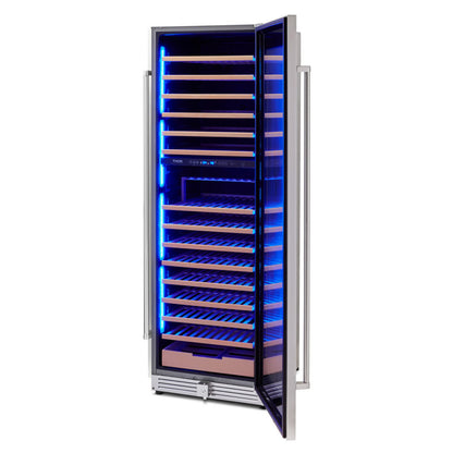 THOR Kitchen 24 Inch Dual Zone Wine Cooler, 162 Wine Bottle Capacity