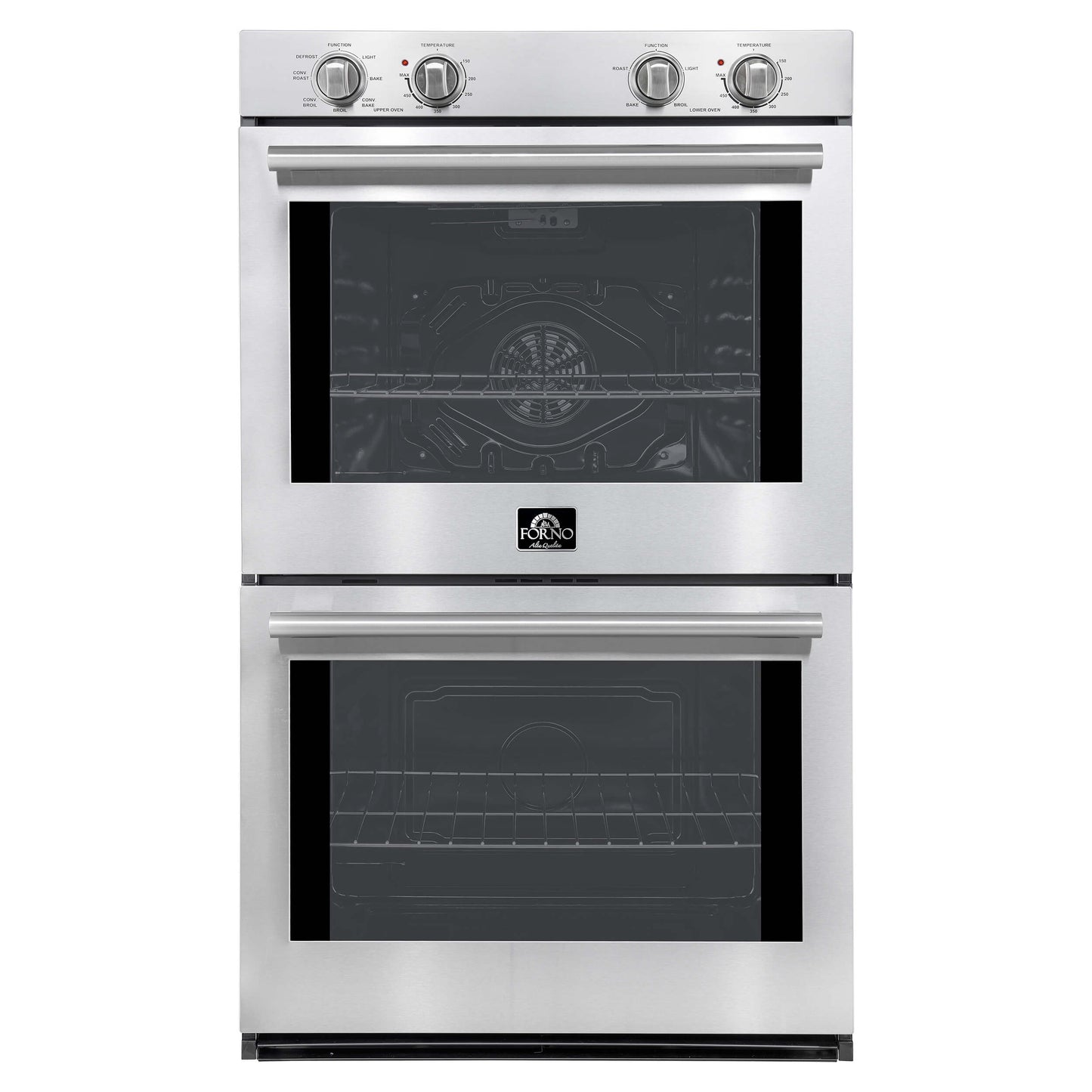 Forno Vomero Double Wall Oven in Stainless-Steel, 10 cu.ft. 7100 Watts Convection Oven with Mechanical Control