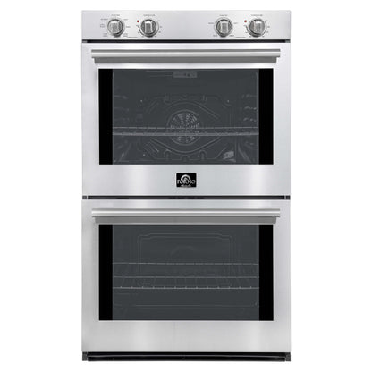 Forno Vomero Double Wall Oven in Stainless-Steel, 10 cu.ft. 7100 Watts Convection Oven with Mechanical Control