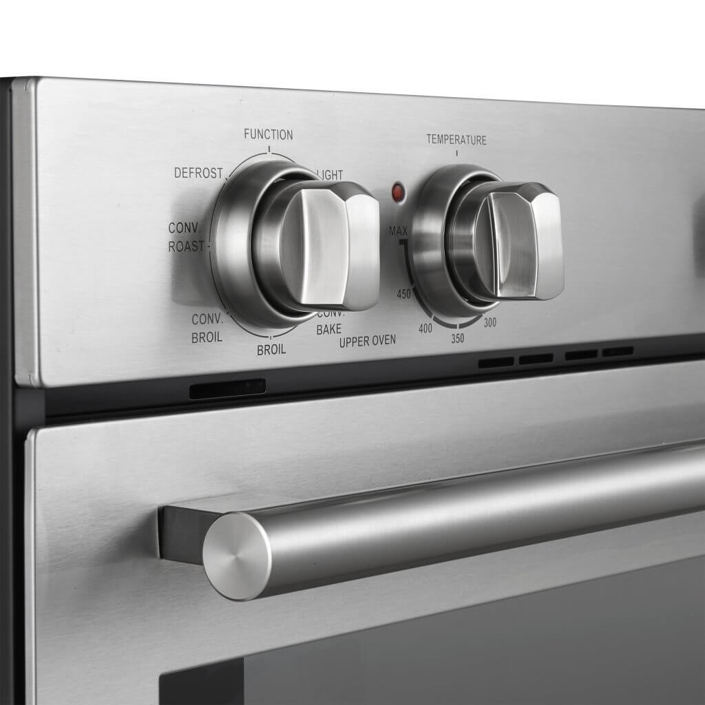 Forno Vomero Double Wall Oven in Stainless-Steel, 10 cu.ft. 7100 Watts Convection Oven with Mechanical Control