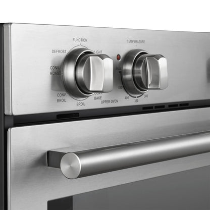 Forno Vomero Double Wall Oven in Stainless-Steel, 10 cu.ft. 7100 Watts Convection Oven with Mechanical Control