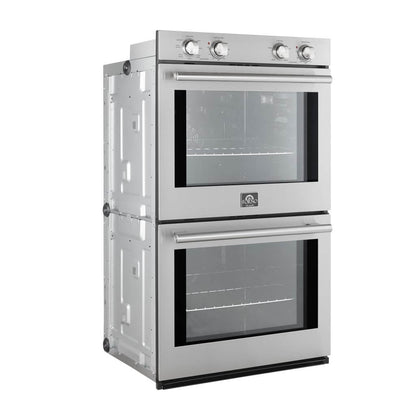 Forno Vomero Double Wall Oven in Stainless-Steel, 10 cu.ft. 7100 Watts Convection Oven with Mechanical Control