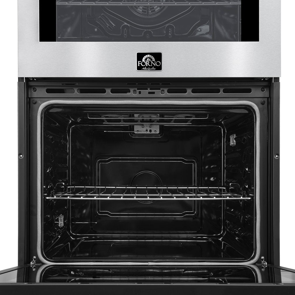 Forno Vomero Double Wall Oven in Stainless-Steel, 10 cu.ft. 7100 Watts Convection Oven with Mechanical Control