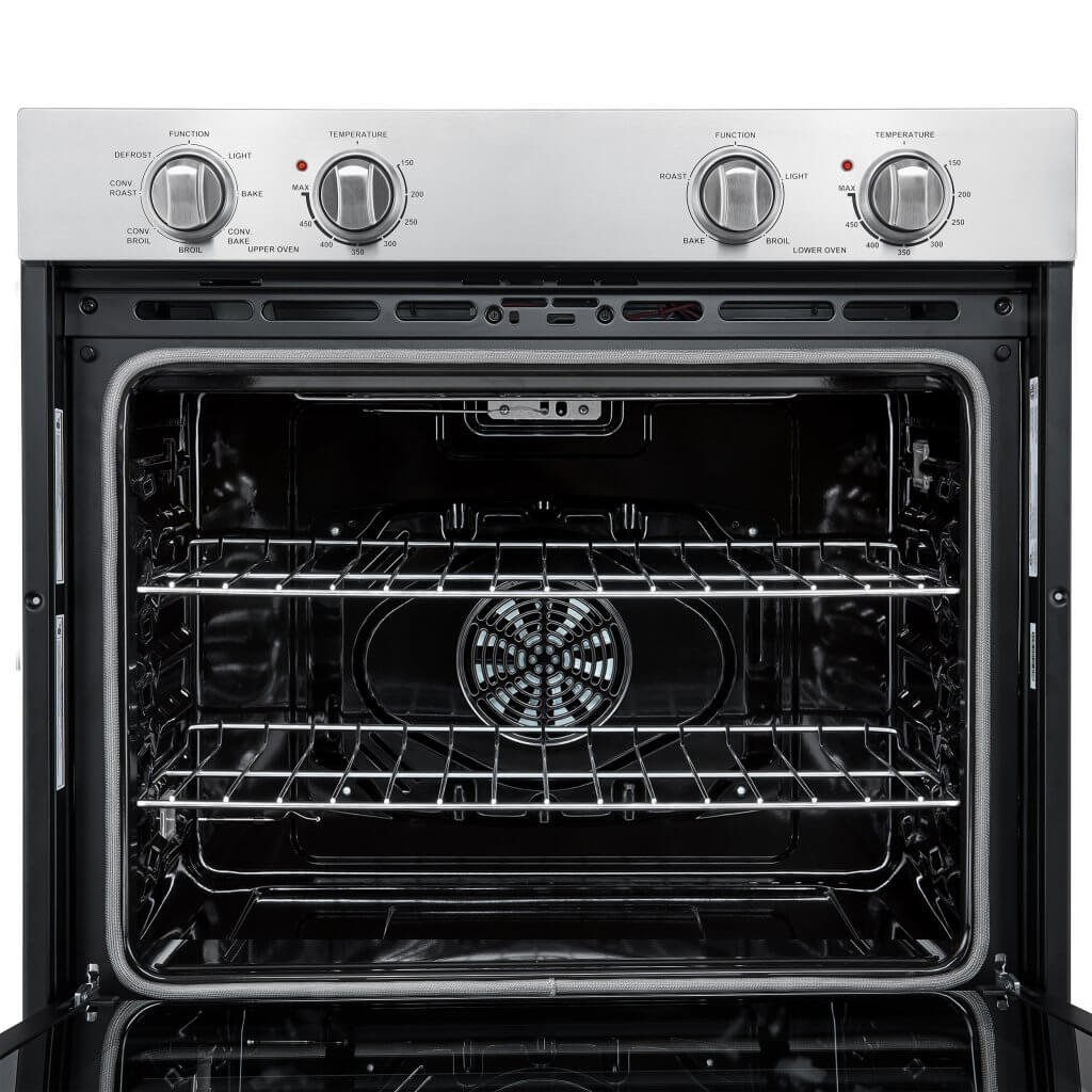 Forno Vomero Double Wall Oven in Stainless-Steel, 10 cu.ft. 7100 Watts Convection Oven with Mechanical Control
