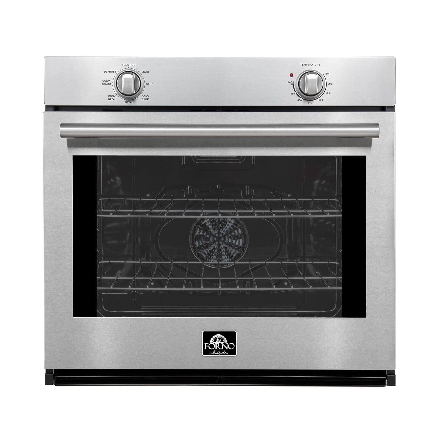 Forno Vomero Wall Oven in Stainless-Steel, 5 cu.ft. 3550 Watts Convection Oven with Mechanical Control