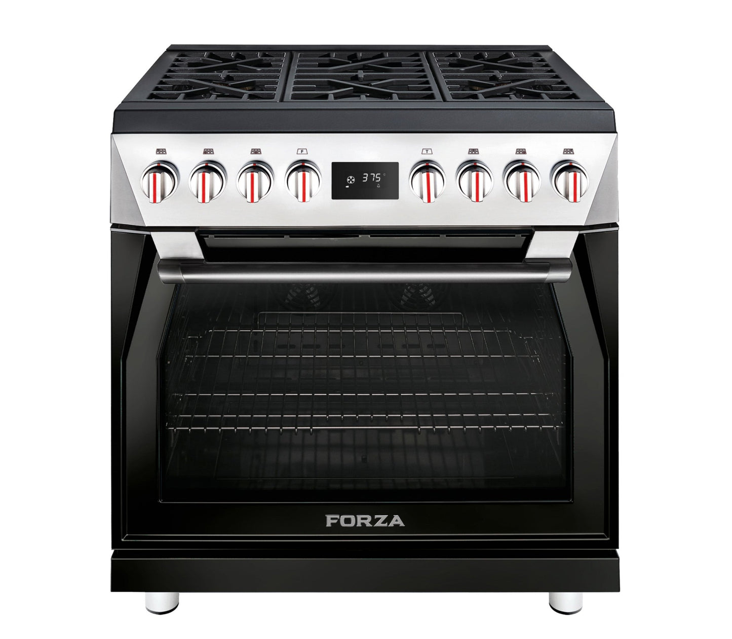 Forza 36-inch Professional Dual Fuel Range