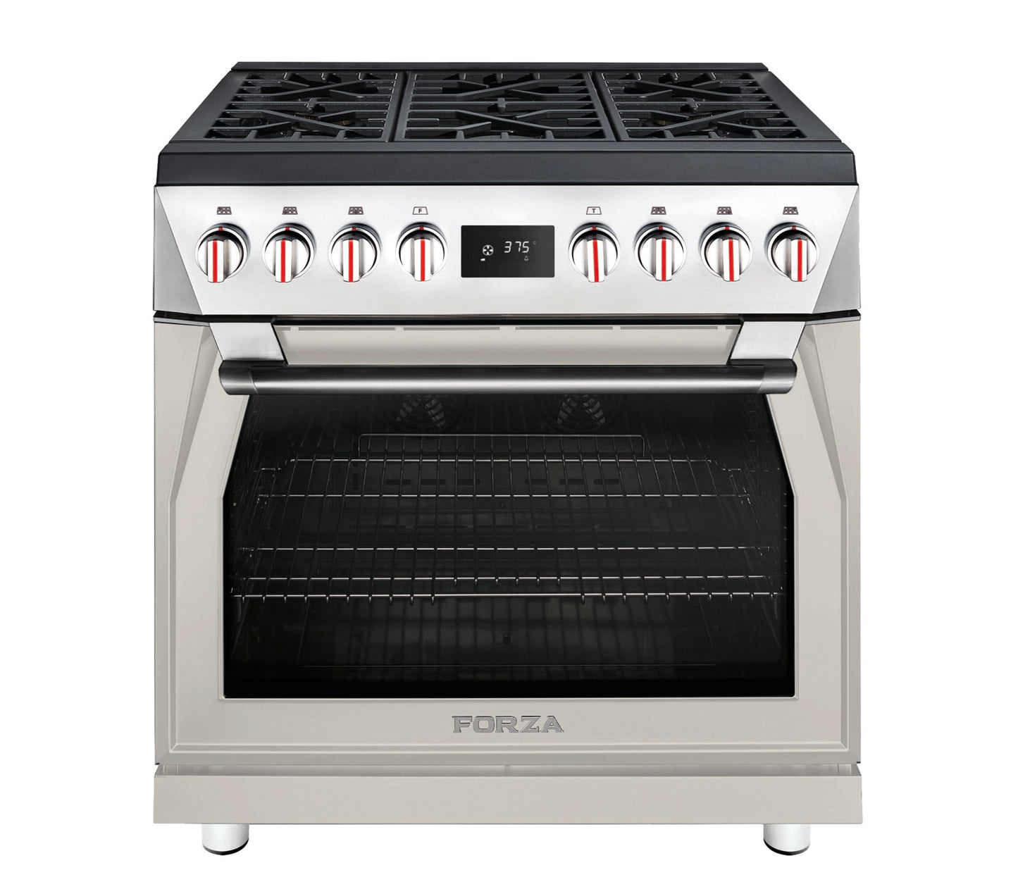 Forza 36-inch Professional Dual Fuel Range