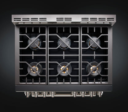 Forza 36-inch Professional Dual Fuel Range