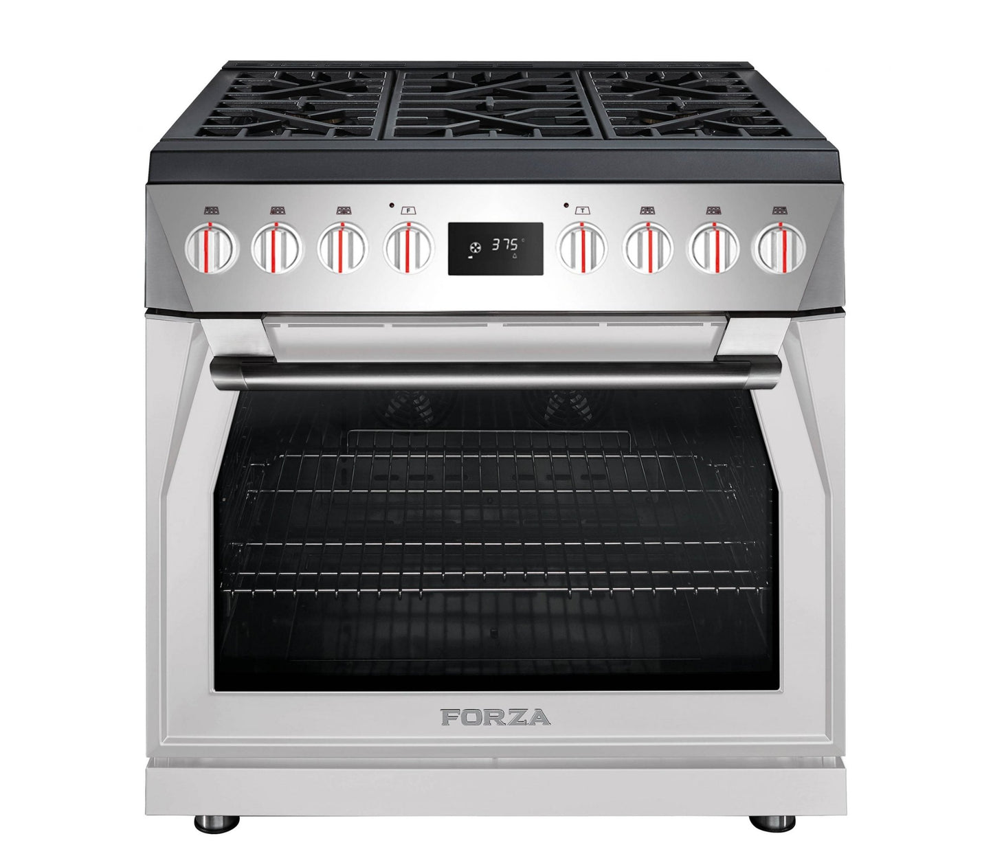 Forza 36-inch Professional Dual Fuel Range