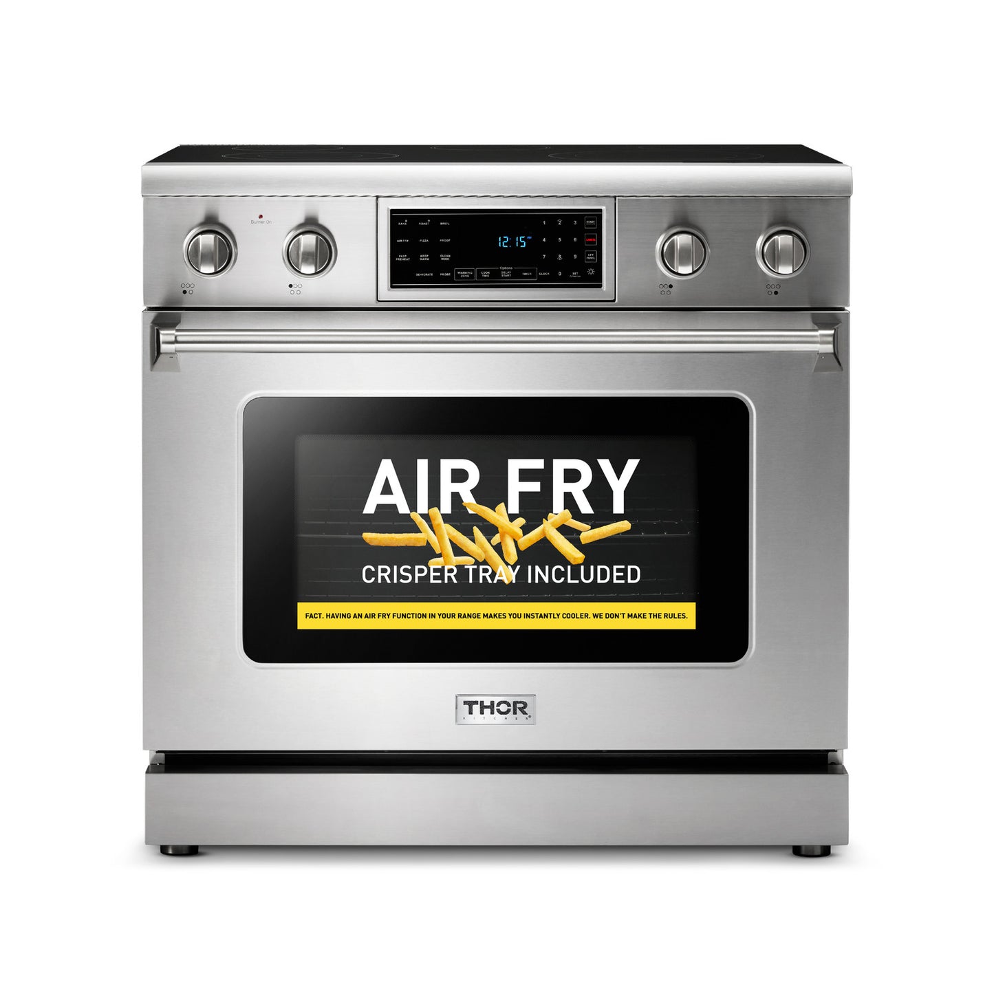 THOR Kitchen 36-Inch Tilt Panel Electric Range – Professional